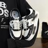 Men's Autumn 2025 Trendy Graffiti Skate Sneakers - Cool, Versatile, Casual Unisex White Shoes
