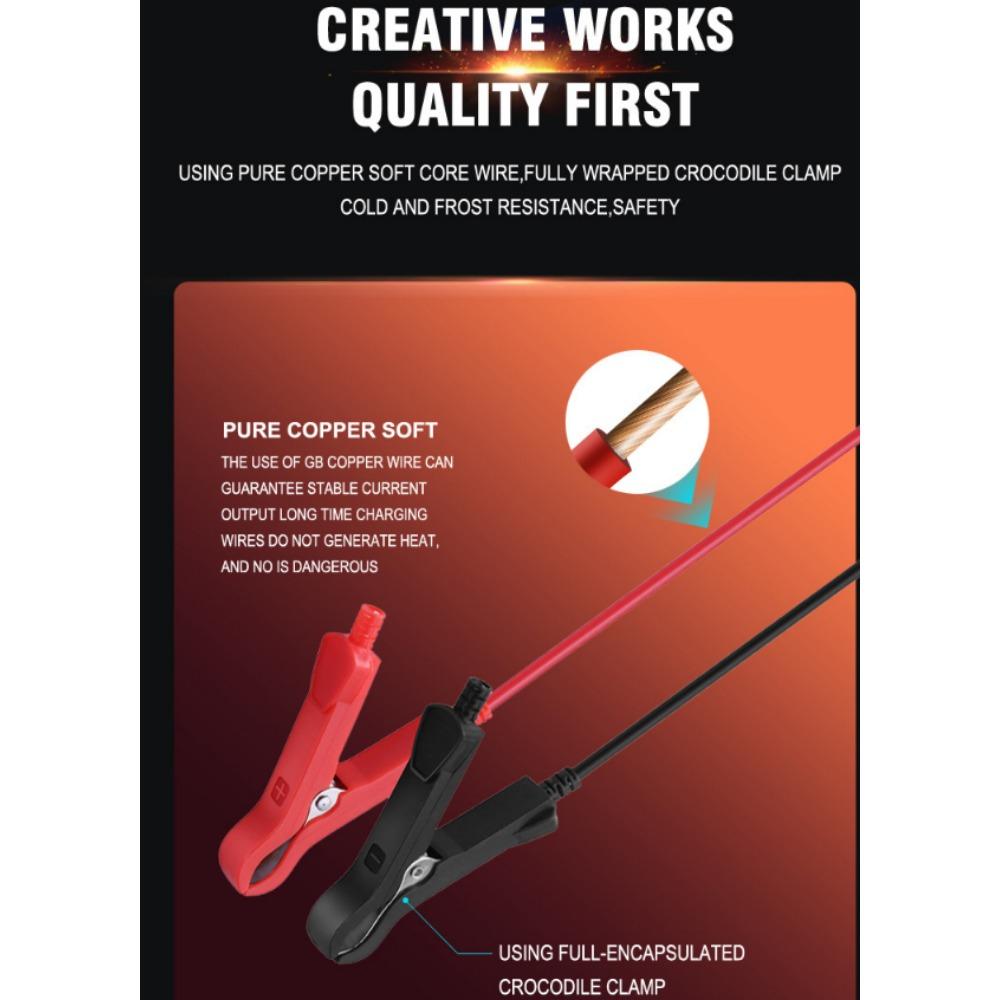 12v 5a Motorcycle Car Pulse Repair Battery Charger With Lcd Display Battery Fully Intelligent Universal Repairable Lead Acid Charger