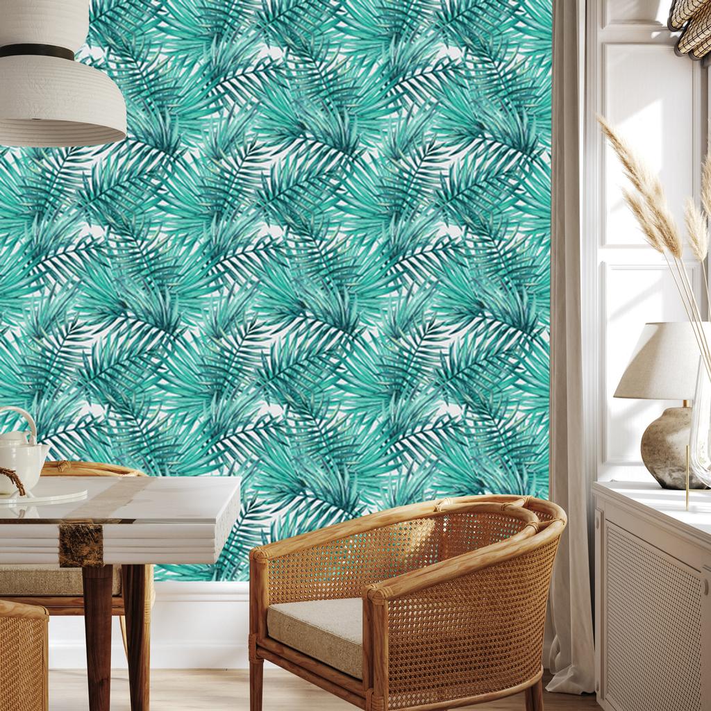 Palm Leaves Wallpaper for Living Room and Bedroom 50x1000