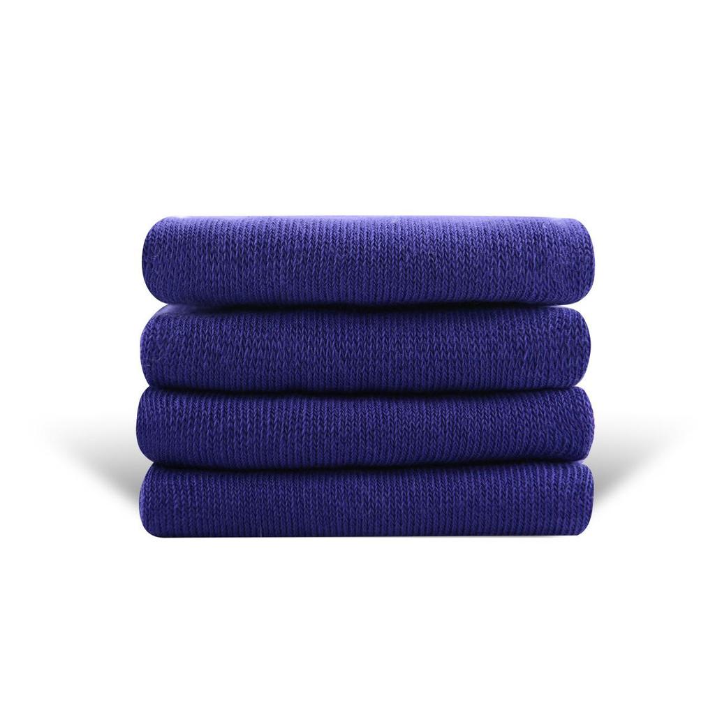 MEIKAN Unisex Seamless Cotton Mid-Calf Socks - Versatile Solid Color, Sweat-Absorbing Casual Style