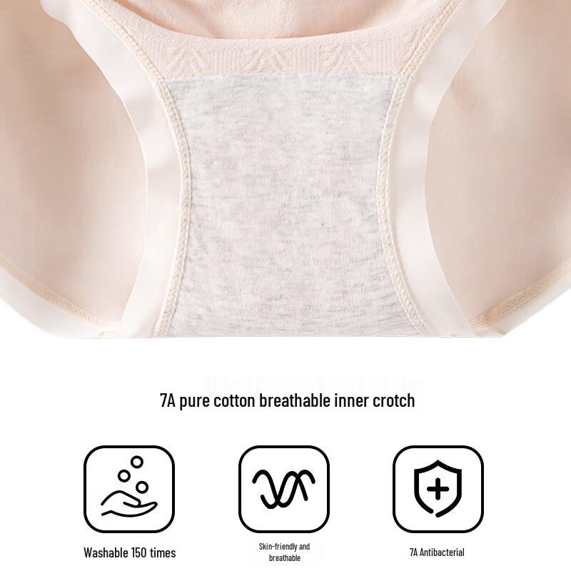 Xue Qian Man 7A Antibacterial Maternity High-Waist Briefs