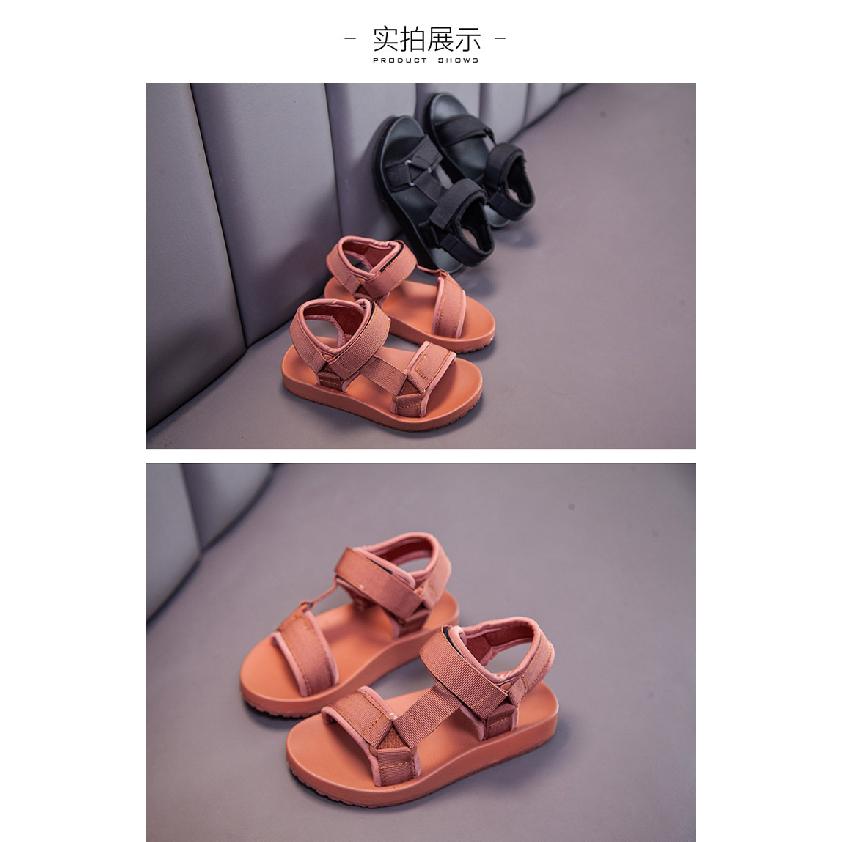 Summer New Children's Shoes Boys Casual Versatile Beach Shoes Girls Woven Strap Fashion Simple Open-Toe Sandals