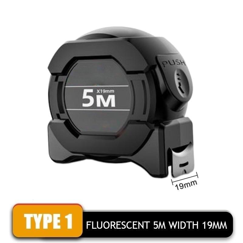 

Самоблокирующаяся стальная рулетка 10 м Высокоточная утолщенная износостойкая ударопрочная рулетка флуоресцентная рулетка 1PC