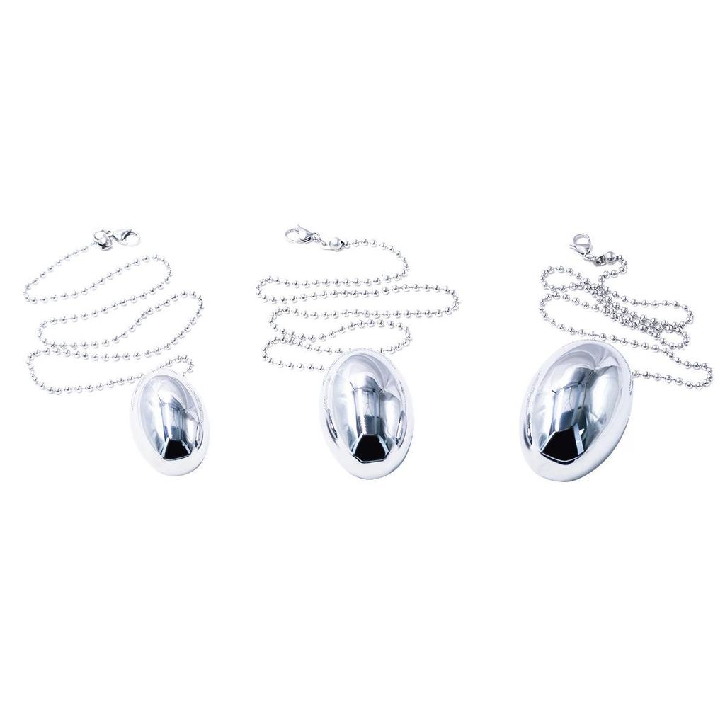 Adult Anal Toys: Metal Bead and Chain Plugs, Rear Entry Plugs for Male & Female, with Leash Attachment