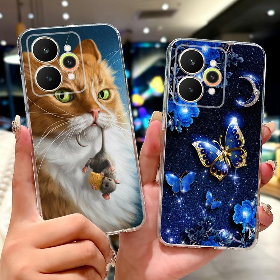 For Realme 15 Case Realme15 Pro RMX5101 Luxury Fashion Painted Cover Soft Slim Phone Case For Realme 15 Pro 5G Back Cover Bumper