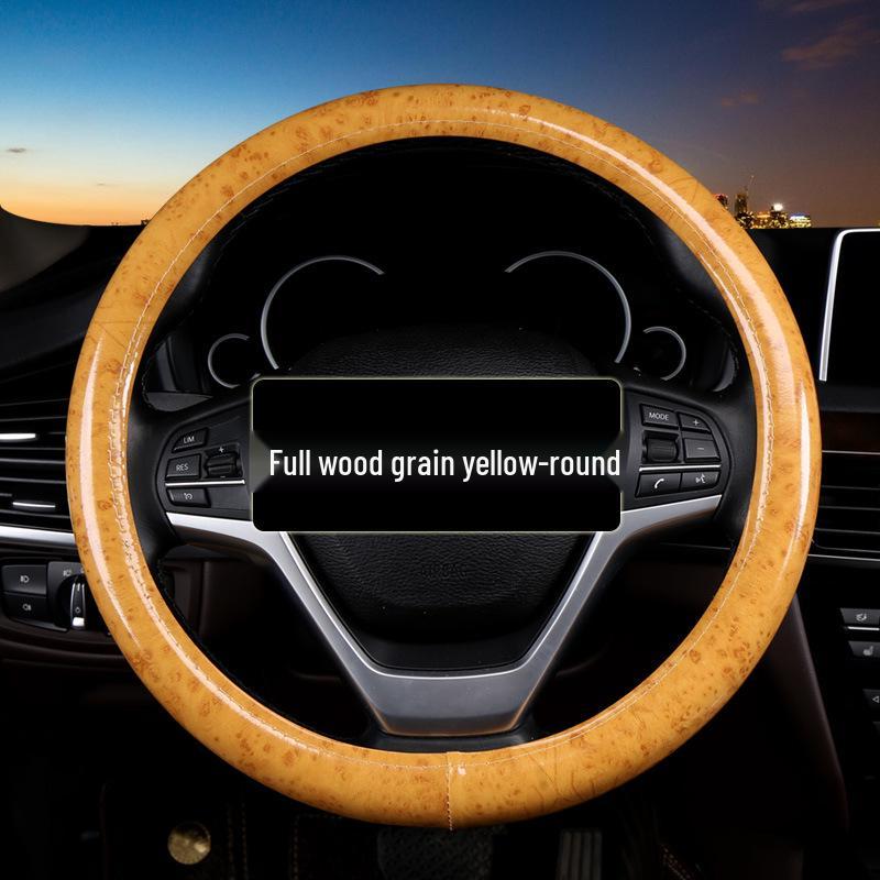 Four Seasons 2011 Pfirsichholzmaserung & Leder Auto Lenkradbezug