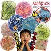 Skin Pick Squeeze Toy Set Firm Bead Picker No Batteries Required Perfect for Killing and Finger Rehabilitation Cream 4-Piece - - - Time, Waiting, (Ice