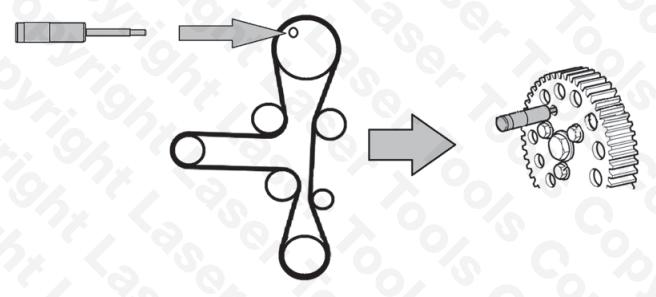 TIMING LOCKING TOOL OPEL Antara 2.0 CDTI ecoFLEX