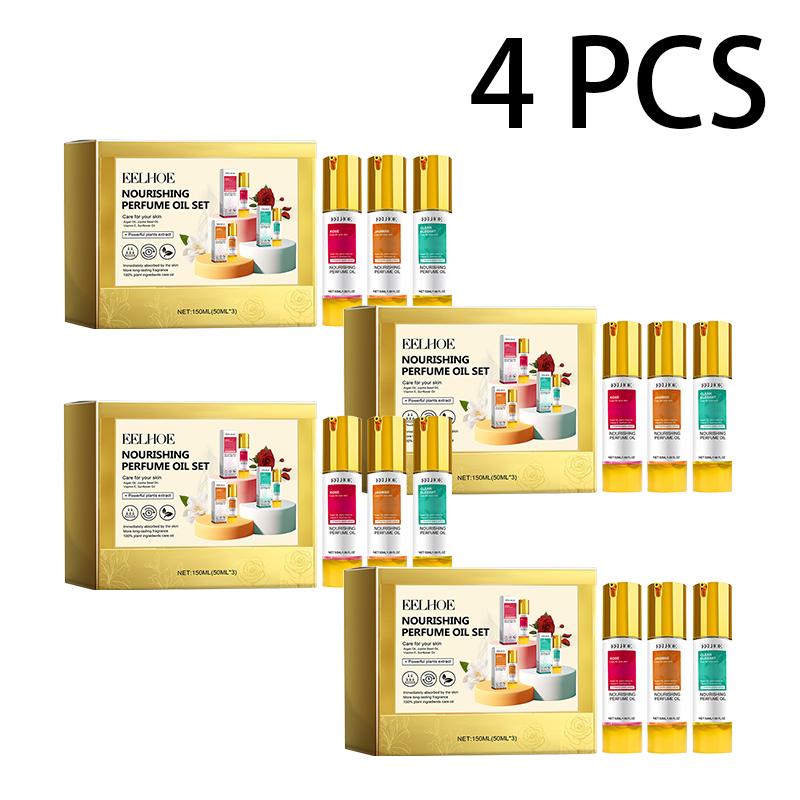 EELHOE Women's Fresh Charming Perfume Set Women's Fresh Perfume Long Lasting Eau de Toilette Fresh Flower and Fruit Scent