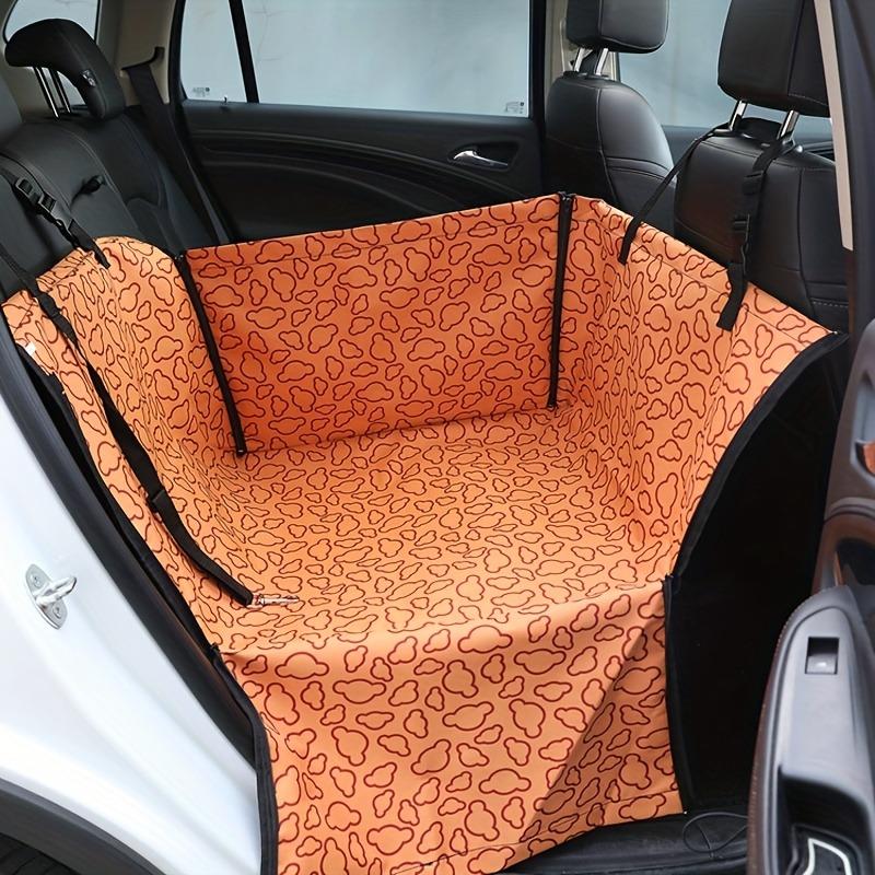 1pc Car Pet Mat, Polyester Fiber Material, Rear Seat Pet Mat for Small and Medium Dogs, Suitable for Traveling and Car Use