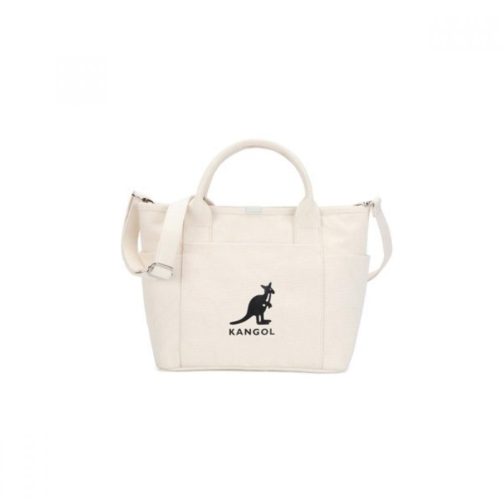 

Kangol New Canvas Tote Bag Picnic 3942 Ivory ONE