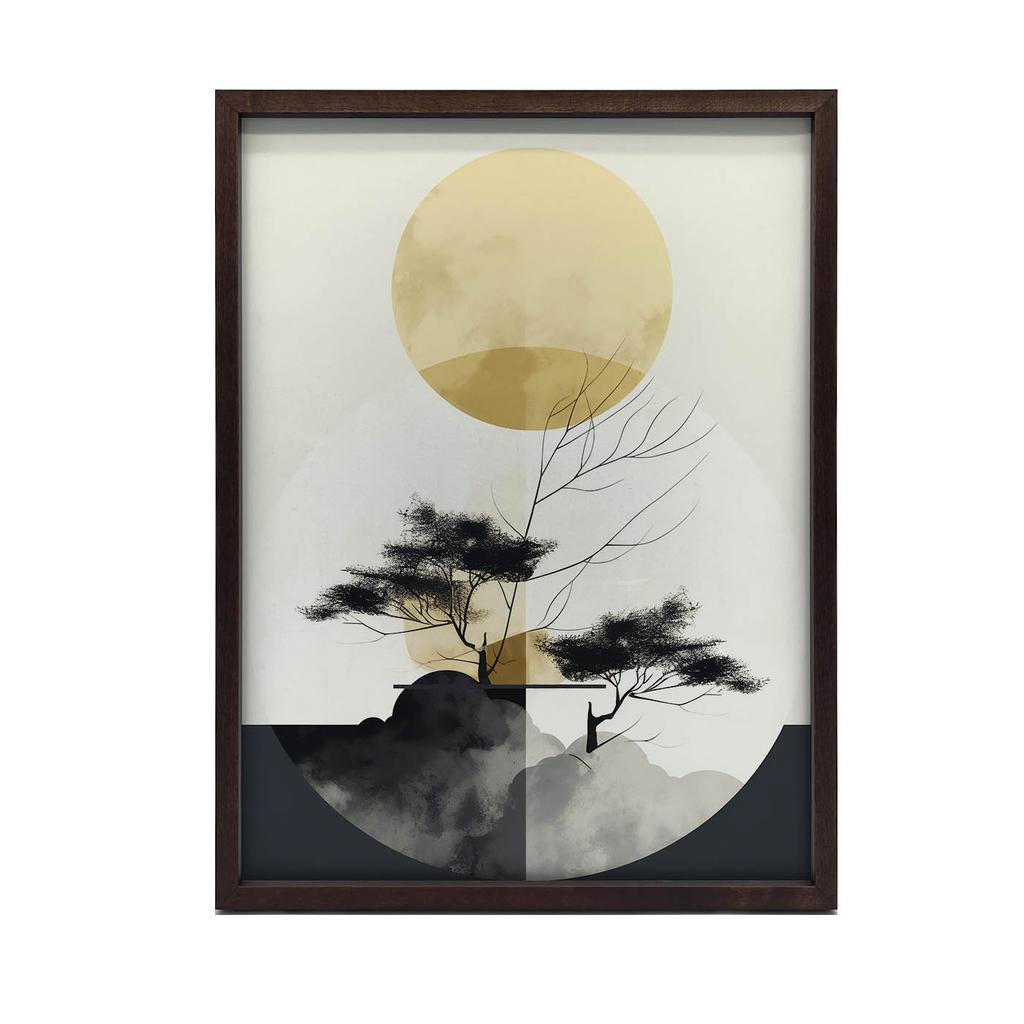 Harmonia Natury Harmonia Natury, 50X70 Cm, Rama Aluminiowa Czarna, Papier Matowy 230 Gsm