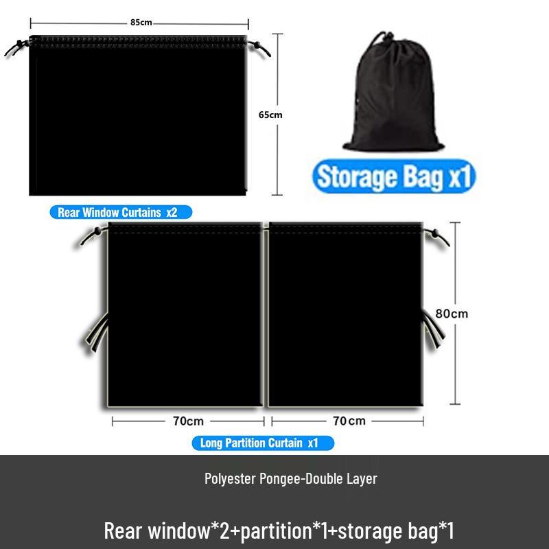 Car Privacy Sunshade: Interior Heat Insulation & Light Blocking for Rear Seat in RVs & Vehicles
