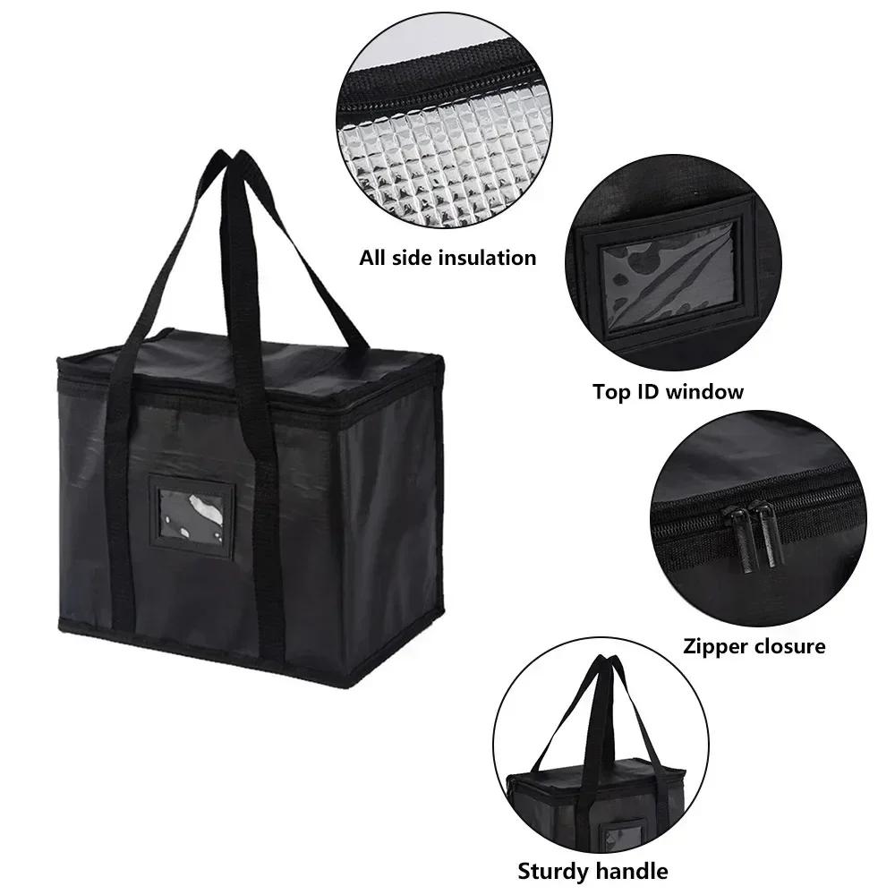 70L Insulated Thermal Cooler Bag Large Capacity To Keep Cold Portable Lunch Bag with Zip Picnics Camping Tin Foil Food Storage