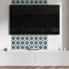 Self-Adhesive Panel With Print - Perfect For The Kitchen 100x50 Cm Floral Checkered Pattern
