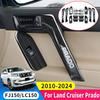 AAAS1 For Land Cruiser Prado 150 2010-2024 2023 2022 Car Door Handle Decorative Glass Switch Button LC150 Interior Accessories