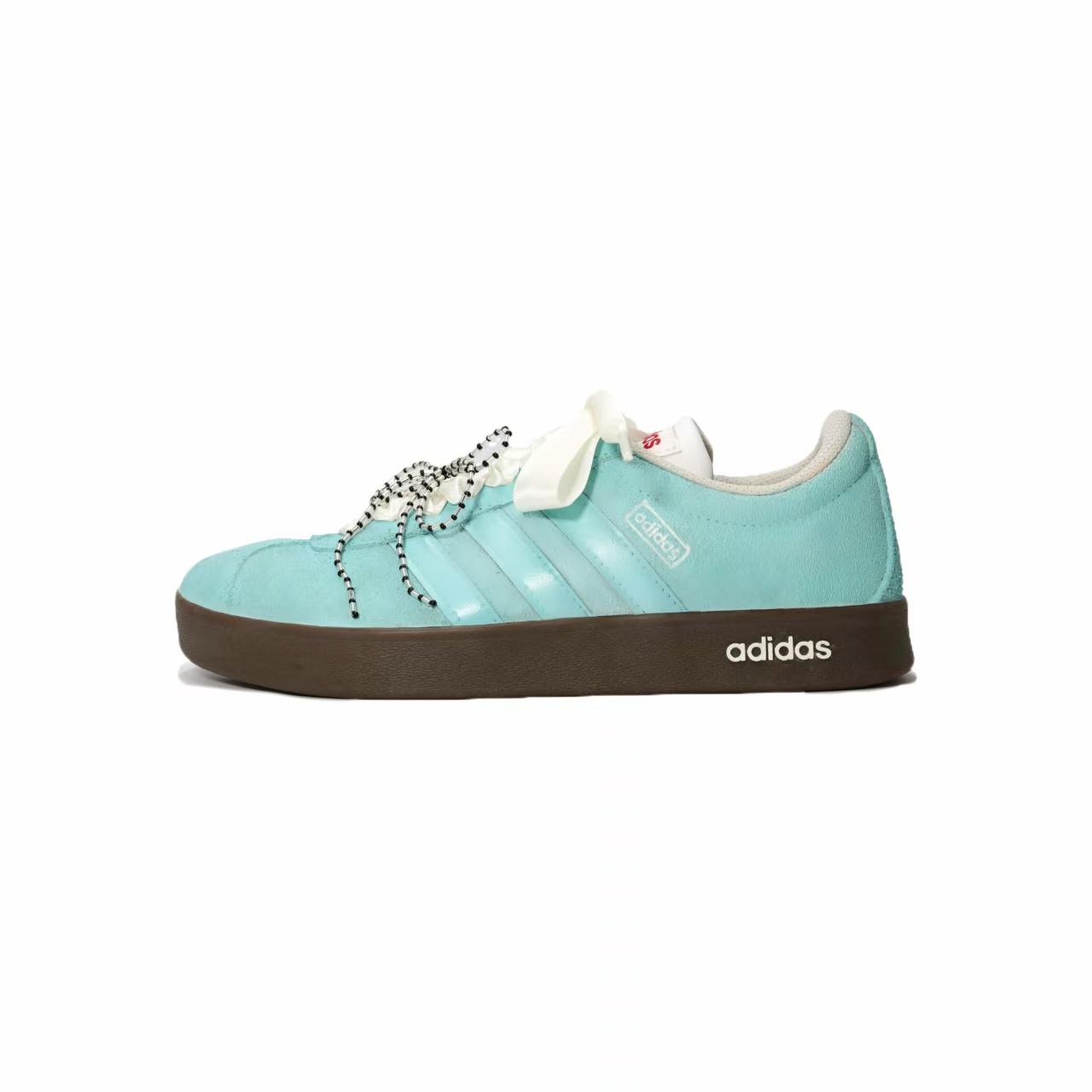 

Adidas Neo VL Court 2.0 Lightweight Anti Slip Low top Skateboard Shoes Unisex Green HQ1802(team665-) 36⅔