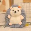 PP Cotton Hedgehog Doll Keychain Lifelike Kawaii Hedgehog Plush Pendant 14cm Stuffed Animal Hedgehog Plush Toy Phone Accessories