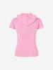 LORDLOAR Ribbed Hoodie Knit Pink