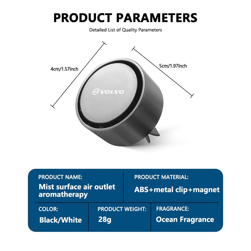 Car Perfume Auto Air Freshener Flying Saucer Fragrance Diffuser For Volvo S60 S80 S90 C30 XC40 XC60 XC70 XC90 V40 V60 V90 T6 ari423