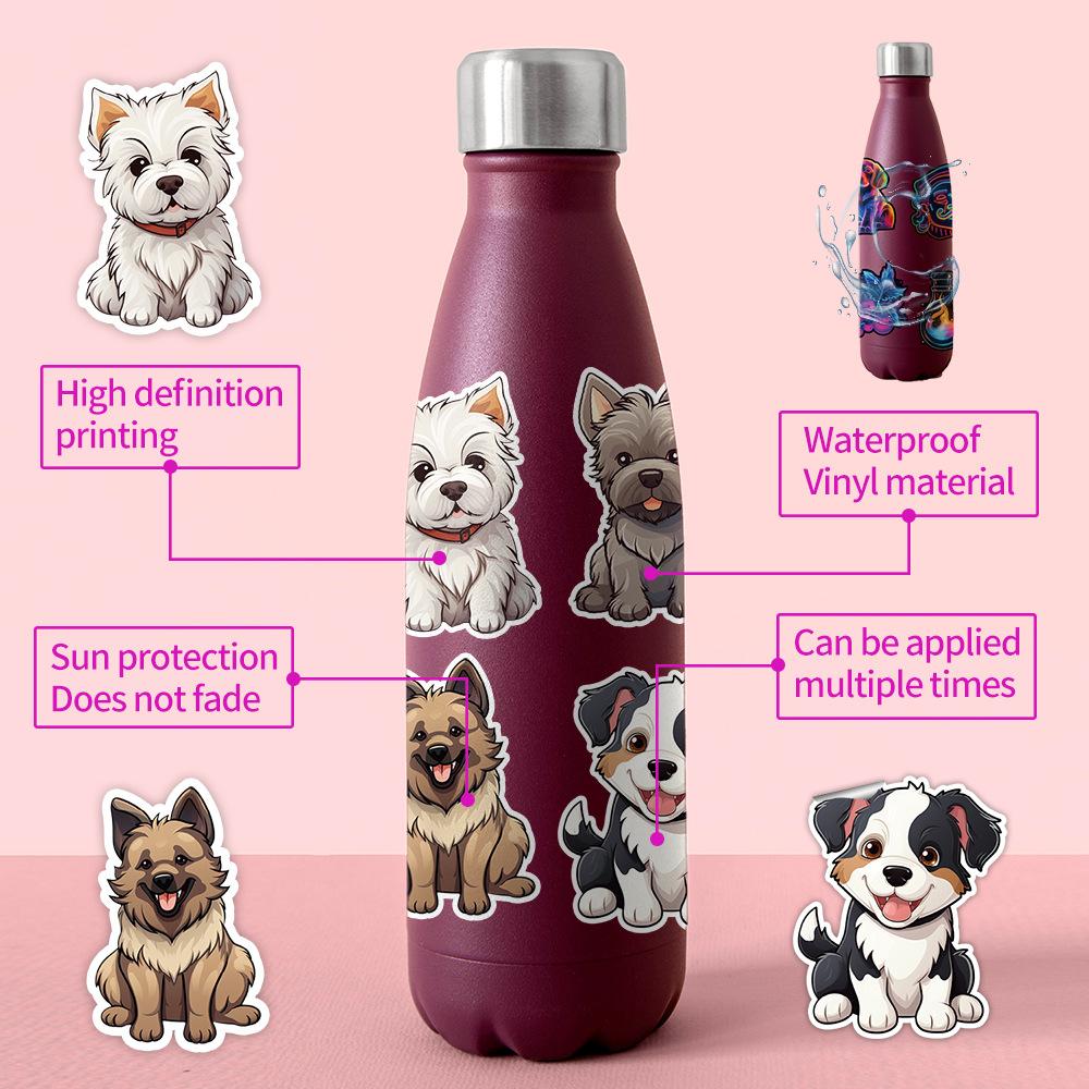 10100Pcs Cute Puppy Dogs Stickers Dog Kawaii Pet Cartoon Animals Gift Waterproof Stickers For Diy Laptop Phone Decoration