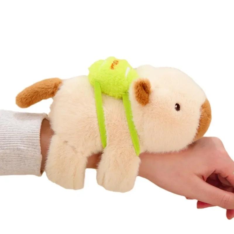 Cute Plush Doll Water Dolphin Doll Wrist Snap Ring Toy Plush Toy Capybara Toy Hand Ring Entertaining Pop Circles Kid Holiday Present Stuffed