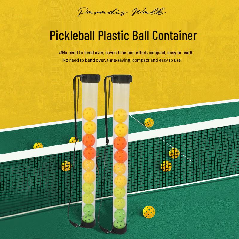 Portable Pickleball Ball Picker Upper, Holds 12 Balls, No Bend Ball Bucket