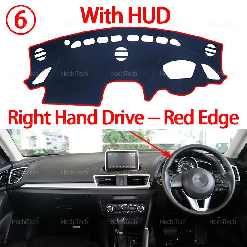 Dashboard Cover for Mazda 3 M3 Axela 2014-2018 Car Dashboard Cover Dash Board Mat Carpet Pad Sunshade Cape Cushion