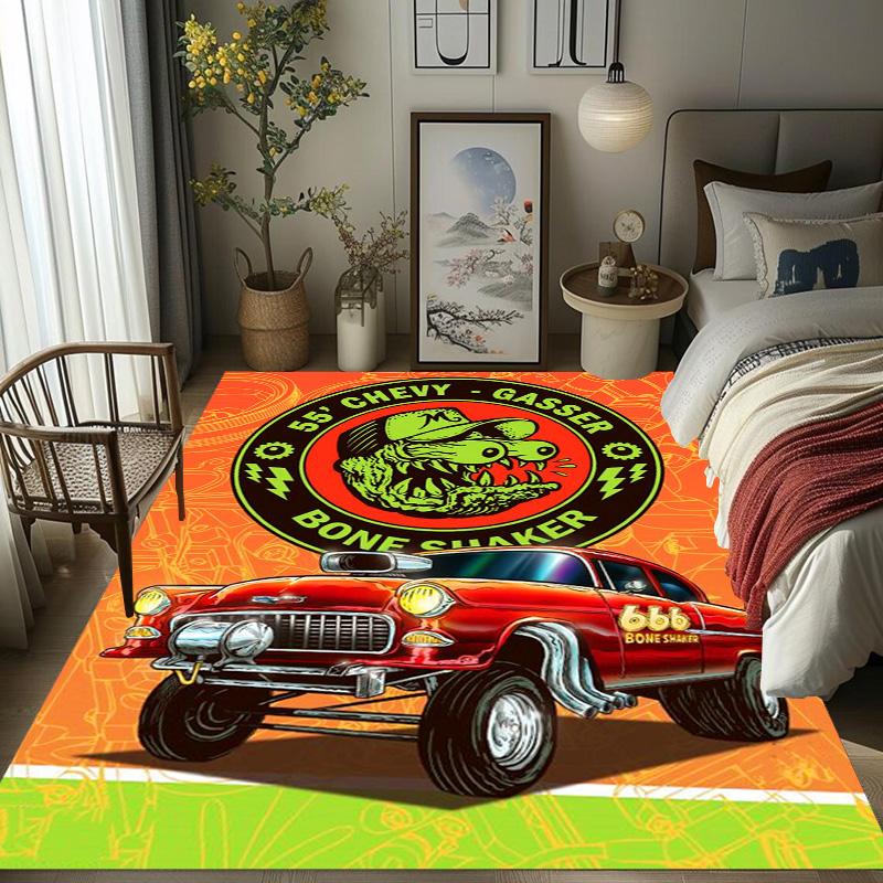 Rat Fury: Furious carpet Doormat Living room and bedroom mats Art Doormat Christmas gifts