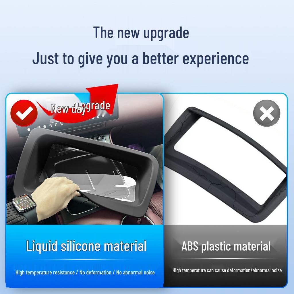 Compatible Curved Protective Cover for 26 Lantu Tianshan HUD Models - Dustproof Dashboard Interior Modification.