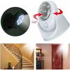 360° Movement Lamp 7 LEDs Automatic Rotating Detector Light Wireless Sensor for Wall Corridor Toilets Etc.