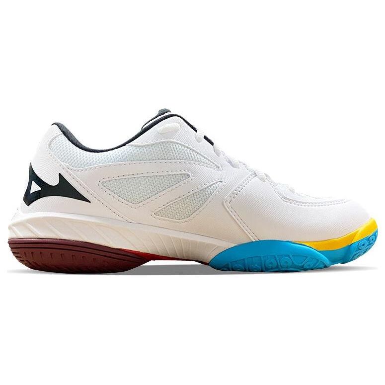 Mizuno Wave Claw 2 Comfortable Non-Slip Durable Breathable Low-Top Badminton Shoes Unisex Sneaker White Black 71GA211008