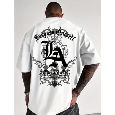2025 Summer New Casual and Fashionable 3D Printed Pattern Breathable Lightweight Comfortable and Soft Men's T-shirt
