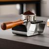 Espresso Tamping Station Coffee Portafilter Holder Universal Weighing Bracket Portafilter Holder Anti-Slip Coffee Tamper Stand