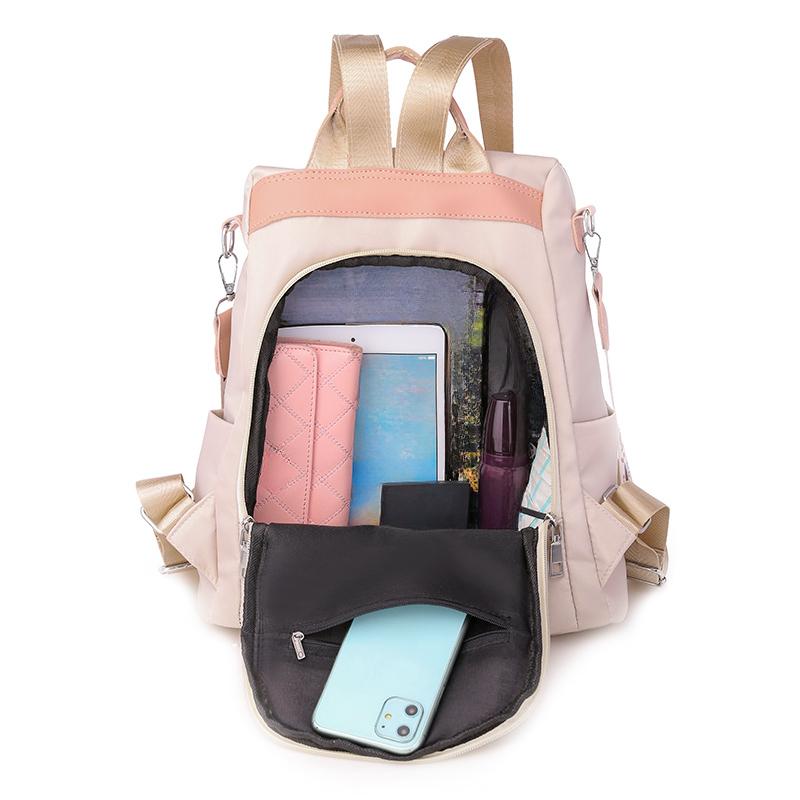 Wasserdichter Oxford-Damenrucksack, modischer Anti-Diebstahl-Damenrucksack, bestickte Schultasche, hochwertiger Rucksack mit großer Kapazität