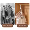 5 Holes Folding Clothes Drying Rack Hangers Foldable, Laundry Room Hanging Rack with Outdoor Camping Travel, Hotel Apartment, Student Apartment