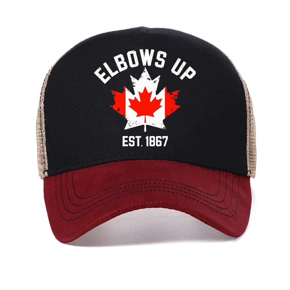 

Канада Не 51-й штат Канадская кепка Унисекс Летняя кепка-snapback модная повседневная сетчатая кепка-тракер для улицы Дышащие спортивные кепки от солнца Adjustable красный