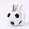 Multifunctional Cute Football Shaped Pen Holder Durable Plastic Pencil Storage Rack Box Organizer Container Desktop Decor Gifts