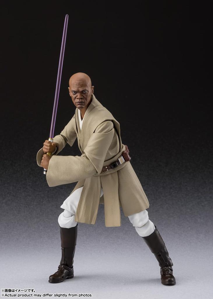 TAMASHII NATIONS Star Wars Episode Revenge of the Sith Mace Windu Revenge of the 150mm PVC ABS Fabric Painted Articulated Figure S.H.Figuarts III