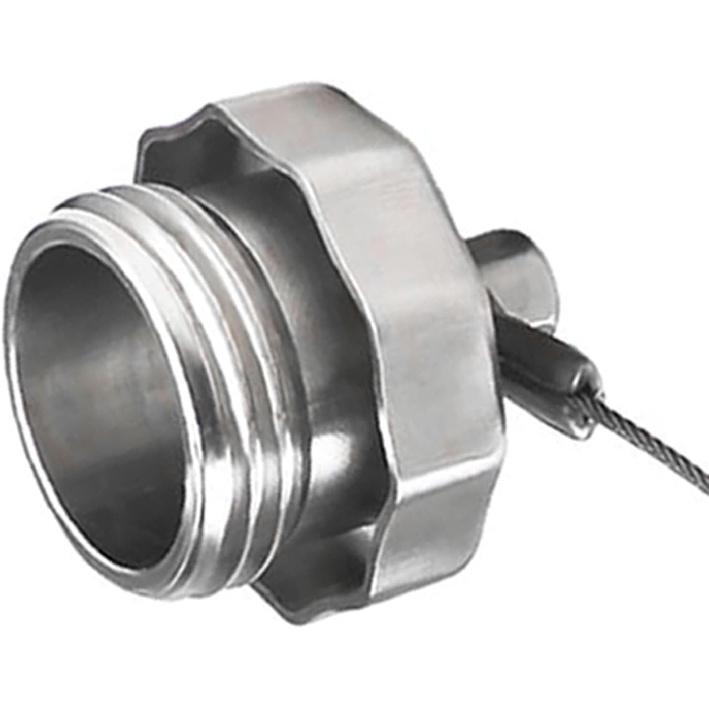 Metal RV City Water Inlet, RV Water Inlet Connection with Check Valve, RV City Water Fill Inlet Replacement Flange Fresh Water Inlet for Motorhome