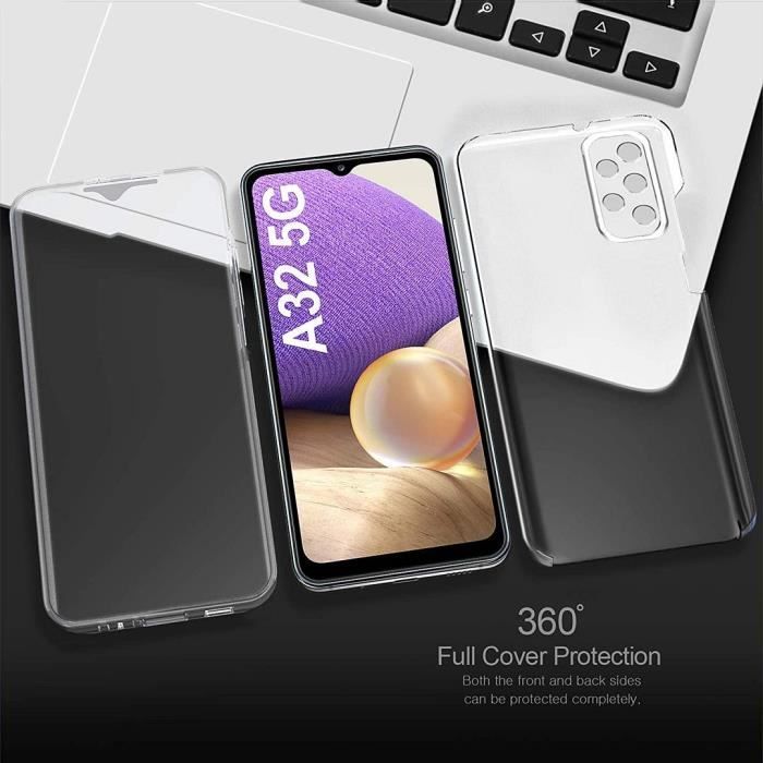 Coque - Samsung - A32 5G - TPU Souple - Anti-Choc - Anti-Rayure - Transparent