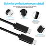 10FT USB Type-C Cable Fast Charging USB 3.2 Gen 2 5A 100W 4K Video 10Gbps Data Transfer for Computer & Earphone