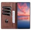 AZNS For Samsung Galaxy S24 Ultra Case Magnetic Suction Leather Phone Cover with Wallet Stand