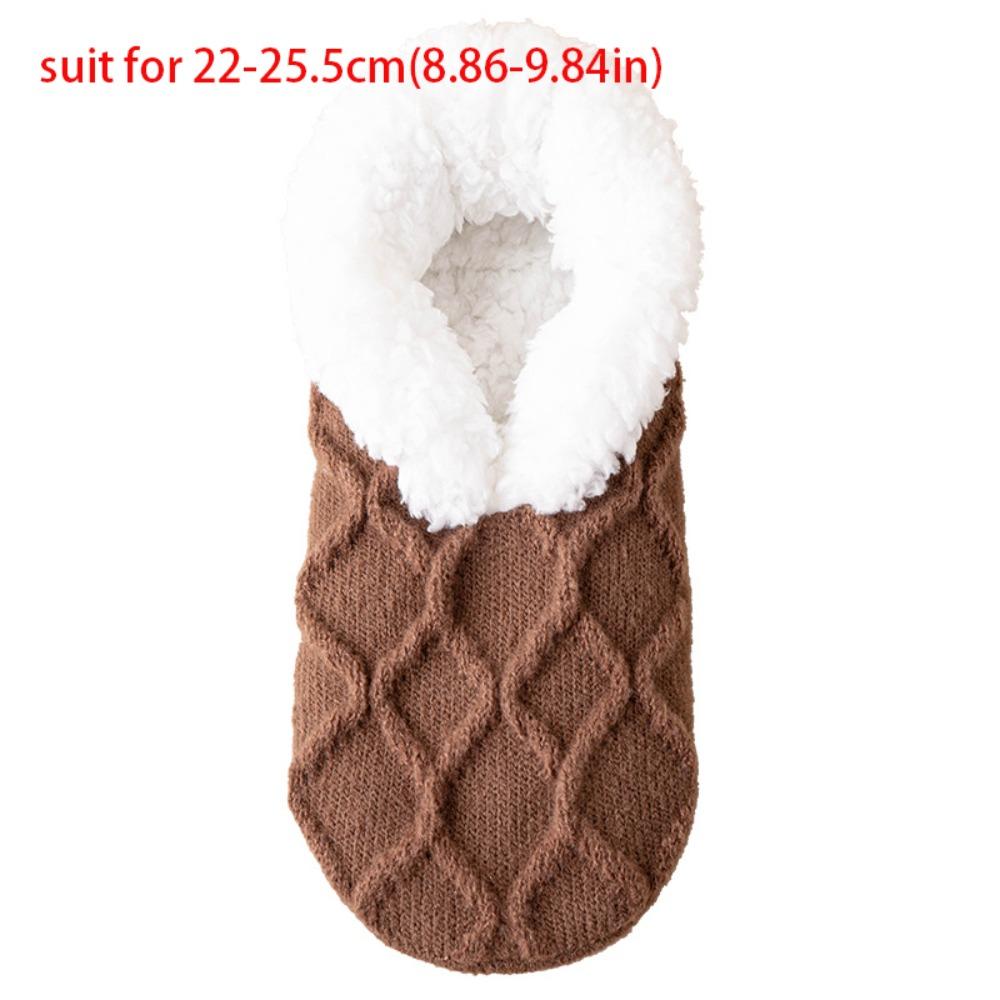 Non-slip Floor Socks Solid Sleep Sock New Carpet Home Socks  Autumn Winter
