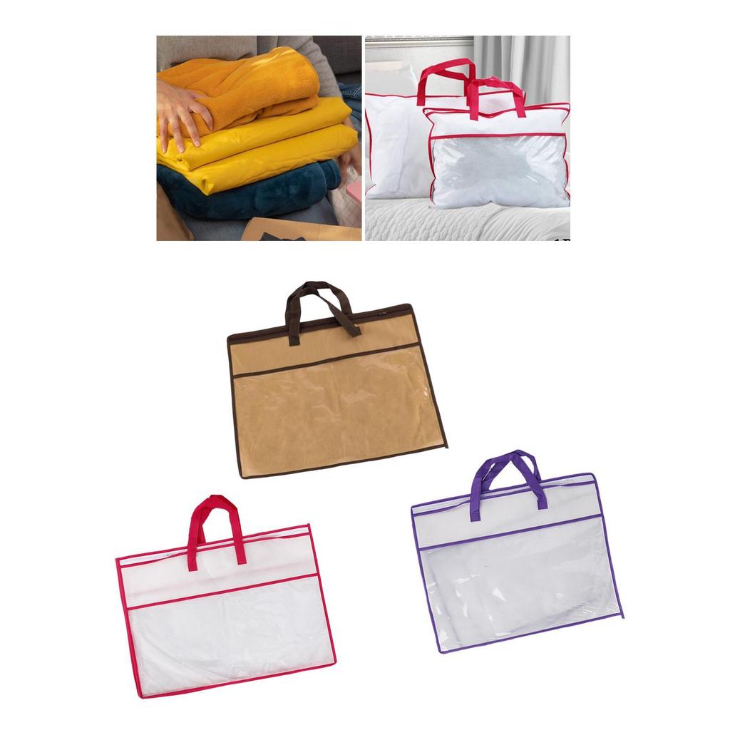 Closet Organizer Large Clear Blanket Storage Bag for Sheet Duvet Bedding