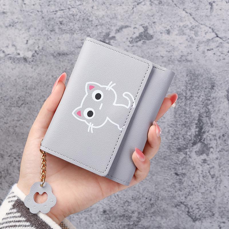 

Женский короткий кошелек в корейском стиле 2021 года - Креативная мода с кошельком для монет на застежке