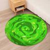 Rick and Morty Printed Round Rug Carpet Chair Rug Area Rug Entryway Doormats,for Office Chair Living Room Bedroom Kitchen Room.