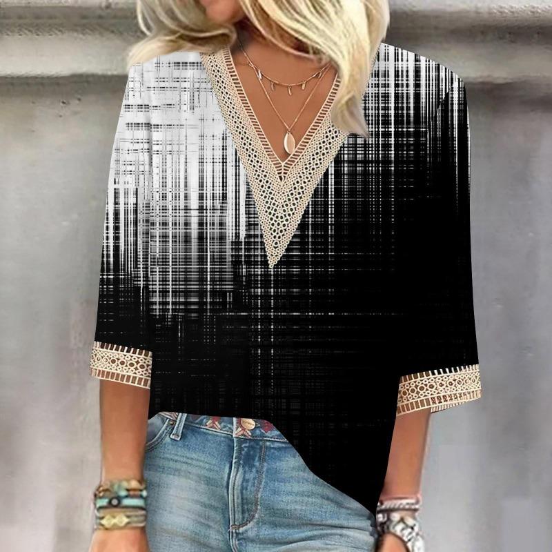 

НОВАЯ свободная женская рубашка больших размеров, модная повседневная блузка, элегантная женская рубашка с длинным рукавом, праздничный выходной топ XXL