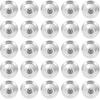 Candle Making Kit 100 Sets Aluminum Tea Light Tins Round Candle Cup with Candle Wicks Empty Wax Case Containers Candle for Christmas Wedding Party