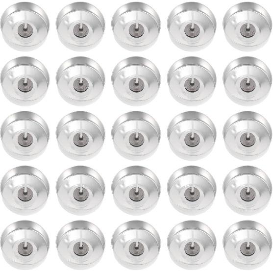 Candle Making Kit 100 Sets Aluminum Tea Light Tins Round Candle Cup with Candle Wicks Empty Wax Case Containers Candle for Christmas Wedding Party